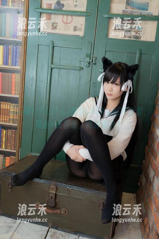 けん研(けんけん)的BLACKLADY全套，黑丝+反差萌，绝妙组合！